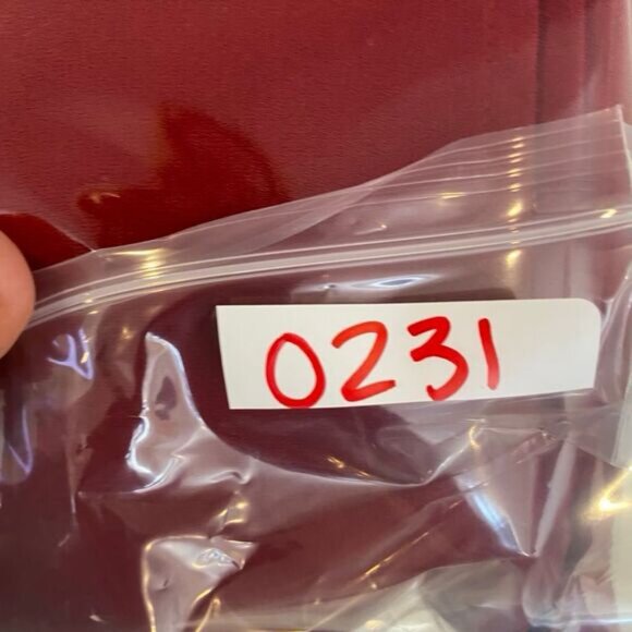 MICHAEL Michael Kors Women's M Red Black Lace Short Sleeve Shift Dress Knee - Picture 16 of 16